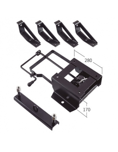 SOPORTE DE RUEDA 1300 RUEDA BOMBEO 120 PARA ALUMINIO