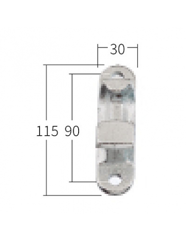 CAMBRON FALLEBA EXT. TIPO CONTAINER CON CERRADURA 1/2" Y 3/4" CINCADO