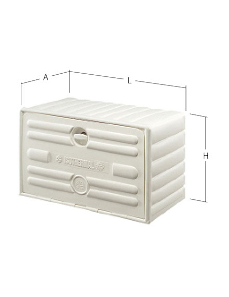 CAJON ISOTERMO PARA ALIMENTOS 800X460X500 BLANCO