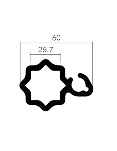 TUBO TENSOR DE LONA L 4000