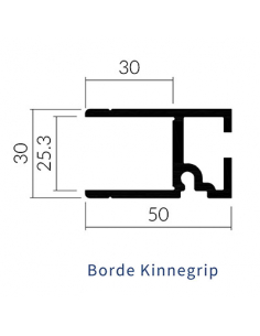 PERFIL BORDE KINNEGRIP L 5100