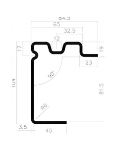PERFIL BANDA DE 105 L4500...