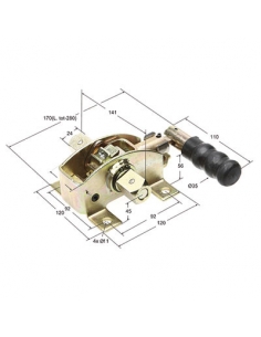 TENSOR DE LONA PALANCA MIXTO