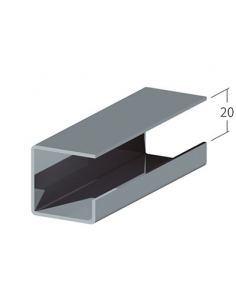 GUIA GALVANIZADA 2 X 40 X 40 X 6750