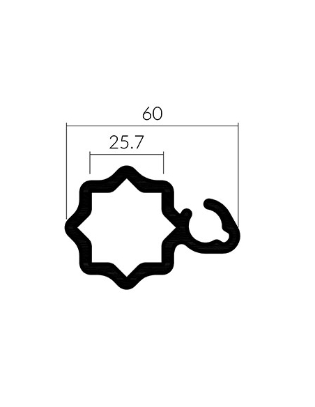 TUBO TENSOR DE LONA L 4000