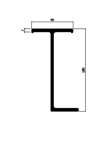 LARGUERO 180mm L4500mm