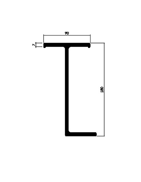 LARGUERO 180mm L4500mm