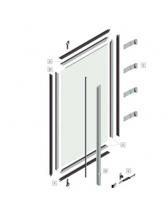 Bisagra pala de aluminio 2