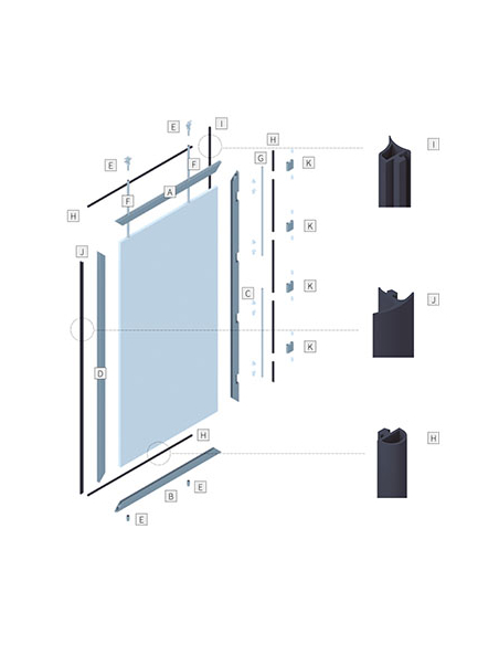 BISAGRA NUDO DE ALUMINIO MOD. ANTIGUO 68 M/M