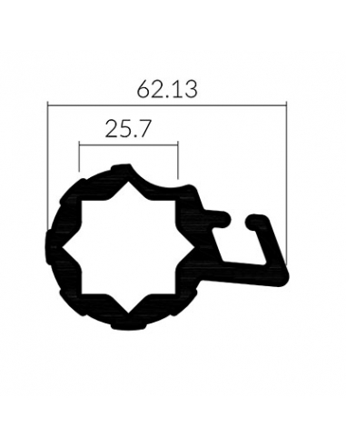 TUBO TENSOR DE LONA REFORZADO L 5000