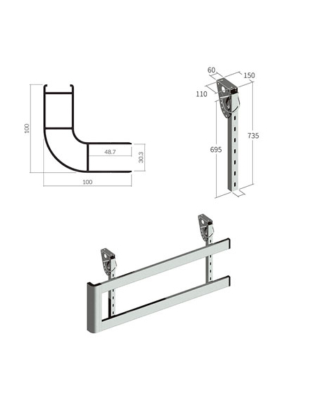 Kit anti empotramiento lateral