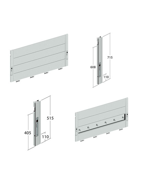 Laterales de aluminio